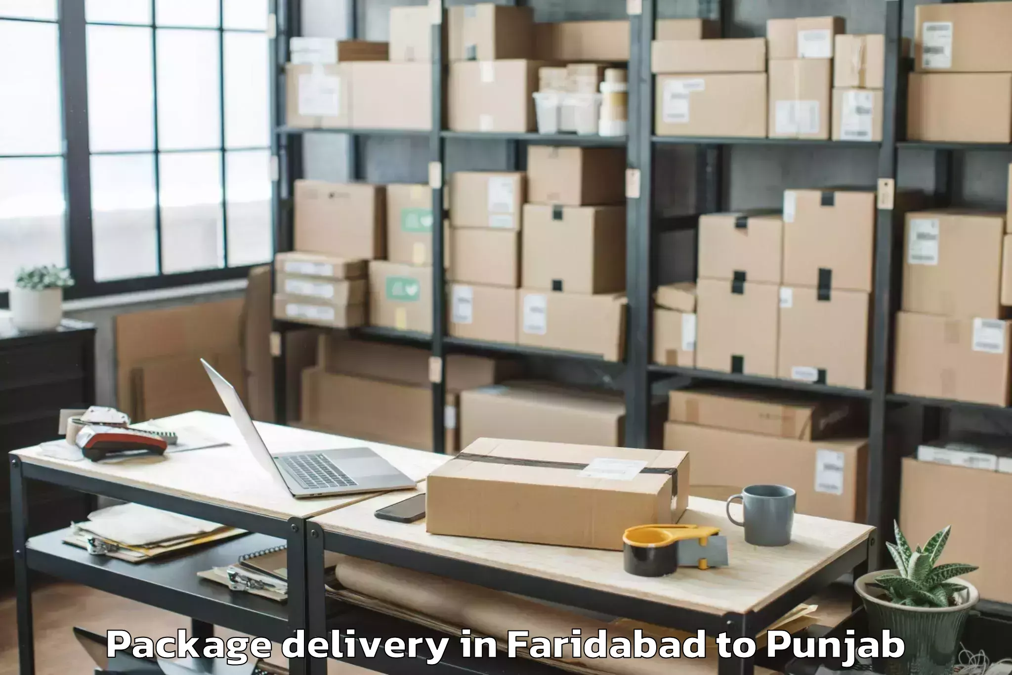 Faridabad to Bhadaur Package Delivery